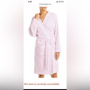 NWT Roller Rabbit pink heart Axel robe o/s